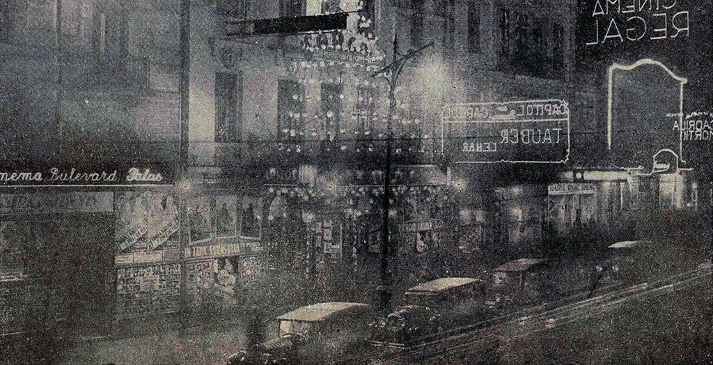 1931 Cinema Capitol bulevardul elisabeta noaptea