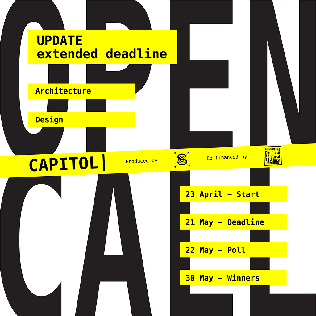 open call CAPITOL ARCHITECTURE + DESIGN [EXTENDED DEADLINE]